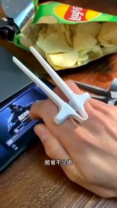 sumpit jepit snack sumpit cemilan sumpit anti kotor finger chopstick sumpit