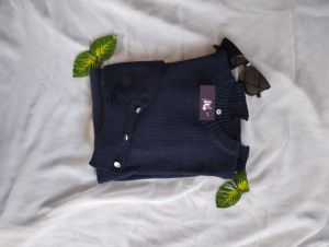 sweater rajut cardigan / kardigan atasan wanita kancing gold kekinian