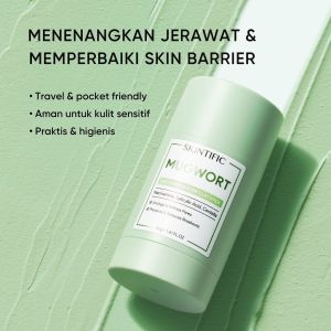 (BAYAR DITEMPAT ORIGINAL) SKINTIFIC Mugwort Acne Clay Stick & Jar Barrier Repair Green mask untuk merawat kulit berjerawat mengontrol minyak dan menjaga skin barrier