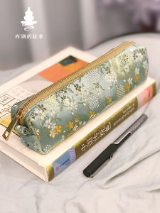 Túi Đựng Bút Chì Sáng Tạo INS Phong Cách Đơn Giản Thêu Lụa Sáng Túi Đựng Bút Chì Dung Tích Lớn Dành Cho Nam Và Nữ Trung Học Phổ Thông