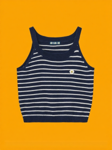 Wiggle Wiggle | Slimming Cute Style Fitting Stripe Vest