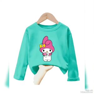 Atasan Kaos Anak Perempuan Lengan Panjang Motif MY MELODY Untuk Usia 1-12 Thn