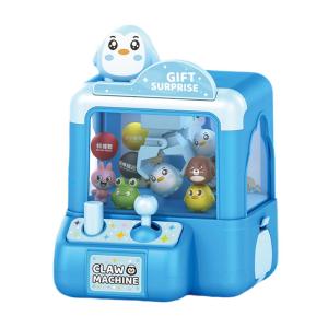 Mini Claw Machine Arcade Game for Kids - Cute Cartoon Desktop Candy Grabber & Capsule Toy Machine Parent-Child Interactive Toy