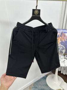 Quần Short Nam Co Giãn Thoải Mái Thoáng Khí Mùa Hè Năm 2025 Quần Dài Đến Giữa Bắp Chân Ống Thẳng Cạp Chun Phong Cách Thành Phố