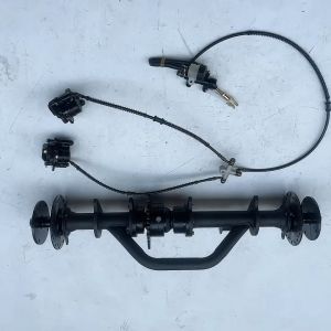 DIY differential rear axle motorcycle modification beach bike chain transmission differential rear axle dual disc brake