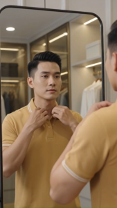 Áo thun polo nam Khatoco(L-3XL) sale giá tem 438k giảm còn 299k