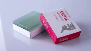 50pcs Pre-cleaned Blank Microscope Glass Slides 76.2x25.4mm 1-1.2mm Optical Glass Slides for Lab Biological Science Education