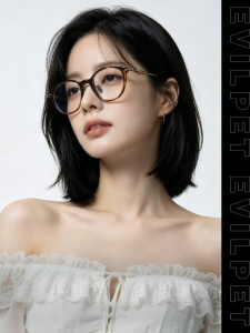 Evil Pet | Vintage Cat Eye Titanium Lightweight Anti-Blue Light Glasses Frame