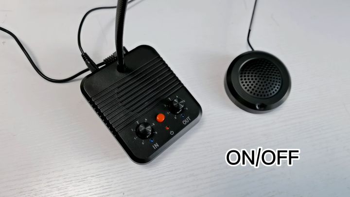 Two-Way Window Counter Intercom Speaker System For | India