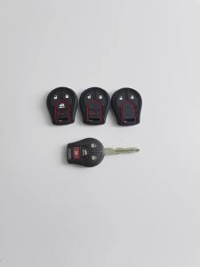 Silicone Rubber Car Key Remote Shell Bag Cover Case for Nissan Juke Micra Qashqai Note Cube 2 Button Keys Protection