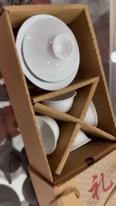 TCHA | เซ็ตก้ายหว่านชงชากังฟูเนื้อหนา 盖碗茶具 Gaiwan Tea Making Accessories