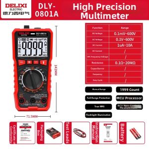 DELIXI | High Precision Digital Auto-Ranging Multimeter Intelligent Anti-Burn