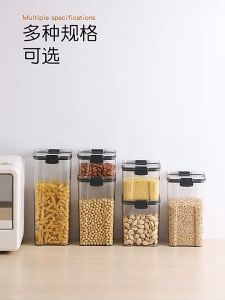 Hộp Đựng Thực Phẩm Ngũ Cốc Trong Suốt Có Nắp 700ML Giúp Ngăn Mùi Hôi Trong Tủ Lạnh Tiện Lợi - Hộp Bảo Quản Đồ Khô Thực Phẩm Có Nắp Đậy Kín Chống Ẩm Mốc Mối Mọt Tiện Lợi
