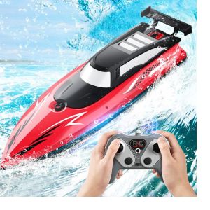 2.4GHz Dual Propeller High Speed Remote Control Boat Electric Boat Childrens Remote Control Boat Toy