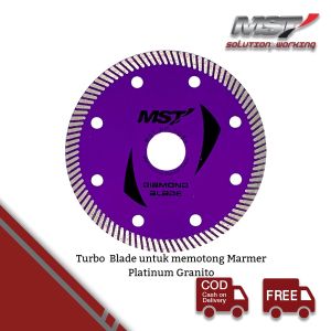 MST Mata Potong Keramik Turbo 105mm PURPLE TURBO DIAMOND BLADE 4"