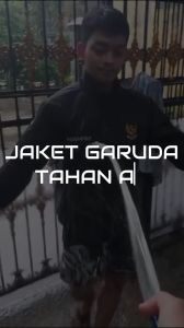 Asnh Jaket Harrington Full Waterproof Garuda Special Premium - Green Army