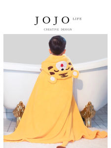 Non-Cotton Pure Cotton Absorbent Bath Towel Cape with Hat Childrens Home Use Bath Robe Hooded Bath Skirt by JOJOS L PD
