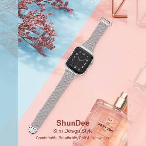 【Hot Sale】Milanese Loop Strap For Apple Watch Ultra1/2/3(2025) Band 46mm 49mm 44mm 40mm 45mm 41mm 42mm 38mm Correa Bracelet iWatch Ultra Series 11 10 9(2023) 8 7 6 5 4 3 2 1 SE1/2/3