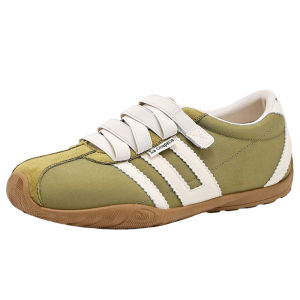 La Chapelle | Olive Green Retro Casual Running Shoes