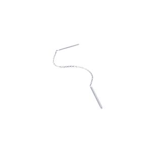 Chow Sang Sang 周生生 Ear Play 950 Pure Platinum Pt950 Single Earring 89173E [Sold Single Not Pair]