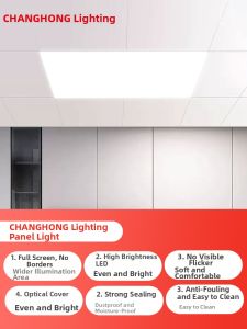 Changhong | Kitchen Bathroom LED Flat Panel Ceiling Light 300x600mm