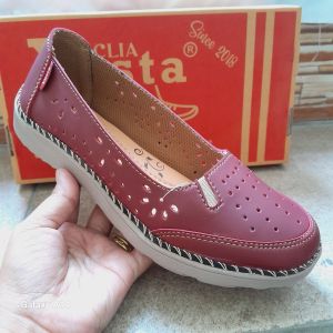 Promo 7.7 Spesial Oclia Yasta Sale Sepatu Casual Slip On Flat Wanita Aulia 26 Hitam 41 CreamPutihMarun Oclia Yasta Olshop SAMPAI 41-42