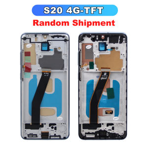 AMOLED / TFT Screen S20 4G Display Screen for Samsung S20 4G G980F G980F/DS Lcd Display Digital Touch Screen With Frame Assembly