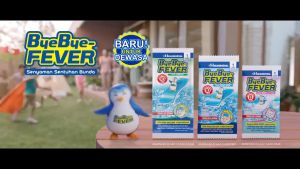 Bye Bye Fever Plaster Kompres Penurun Deman Bayi isi 5 Sachet