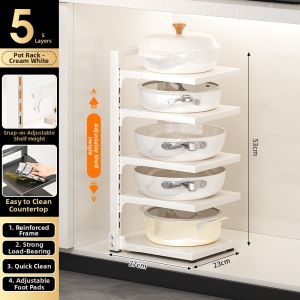 GUANGMANZHI | Multilayer Under Sink Cabinet Pot Rack