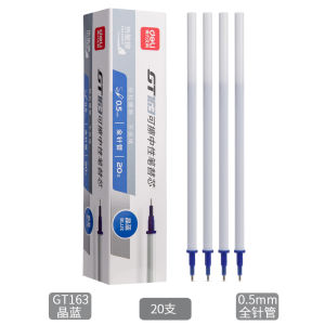 Deli Erasable Ballpoint Pen 0.5mm Crystal Blue Fresh Style Black Ink Heat Erasable Pen for Daily Writing Business Use