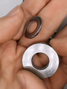 Round Flat Gasket  M8 size  round enlarged thickened Titanium/304 stainless steel  Gasket  TA2 Gr2 pure Ti Or Thickening