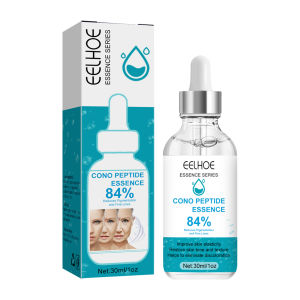 Eelhoe Cono Peptide Face Essence Firming Lifting Anti-Aging Fade Fine Lines Essential Oil Improve Skin Elaaticity Restore Skin Tone Face Serum Smooth Skin Anti Wrinkles Remover Liquid Improve Dryness Moisturizing Hydrating Face Solution (30ml)