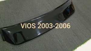บังแดดหลัง กันสาดกระจกหลัง คิ้ว สีดำ ทึบ TOYOTA VIOS 2003 2004 2005 2006 ใส่ร่วมกันได้ทุกปี A กันสาดหลังวีออส2004 กันสาดหลังวีออส2005 - Lazada