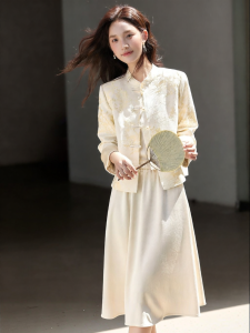 Vimly | New Chinese Style Autumn Suit