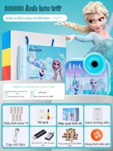 LELEYU | Máy In Ảnh Màu Nhanh cho Trẻ Em có Quay Video