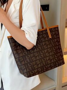 Túi tote nữ đeo vai họa tiết sang chảnh LILA LYS20