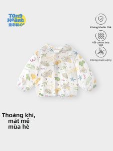 TONGLIANCHUXIN | Áo Khoác Cho Bé Có Mũ Dạng Nhẹ Thoáng Khí Chống Nắng