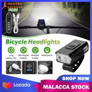 T6 LED Bicycle Front Light 6 Modes USB Rechargeable Waterproof IPX5 MTB Flashlight Outdoor Bicycle Headlight