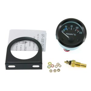 2" 52mm Digital Gauge Water Temp Car Gauge 40~120 Celsius Temperature 12V Instrument Black Bezel 40-120℃ Water Temperature Gauge