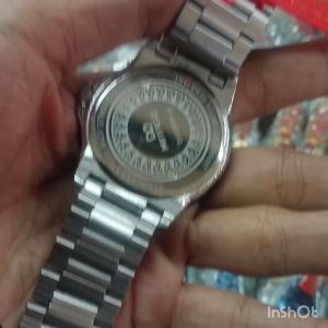 TOP MEWAH ELEGAN Jam tangan pria anti air / jam tangan MIRAGE Original tali rantai stainles