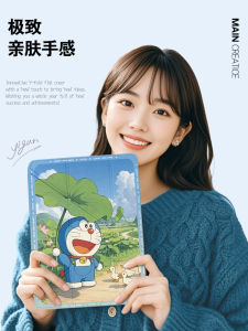 เคสอะคริลิก Apple iPad ใหม่ ดูดซับแม่เหล็ก ดีไซน์การ์ตูน สำหรับ iPad Air 7/6 ดีไซน์ Air 5 ดีไซน์ Doraemon 10 9 8 pro พร้อมช่องใส่ปากกา Mini 7 Mini 4