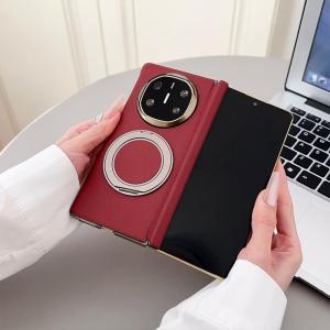 Huawei Mate X6 Collectible Edition Phone Case Ultra-Thin Magnetic-Suction Foldable Screen Business Style 360-Degree Rotating Stand