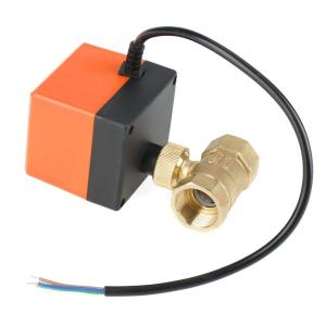 Motorized Ball Valve DN20 3/4 inch stop keran Electric 2 Way 3 Kabel 220V servo