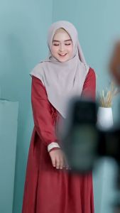 Gamis Katun Polos Toyobo Fodu Premium Salma Dress Polos Wanita Dewasa Muslimah