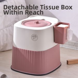 Foldable Portable Toilet for Seniors and Pregnant Women
