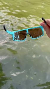 karos | 2Pcs/Set Karos Fishing Sunglasses UV400 Protection Eyewear Running Cycling Driving High Definition Comfortable Sports Glasses