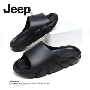 Jeep Mens Summer Outdoor Sports Couple Slippers Soft Bottom Flat Sandals Casual Slip-On Shoes EVA Material Comfortable