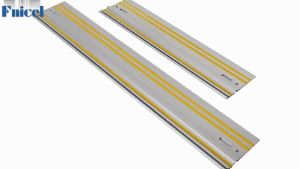 Track Saw Guide Rail Aluminum Extruded Guided Rails for Circular Saw Track Repeatable Rip Cuts & Optimized Bevel & Straight Cuts