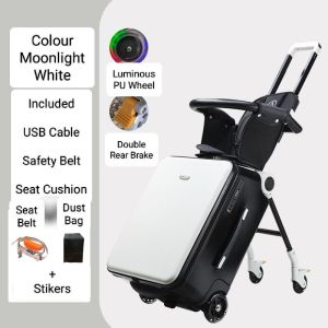 Koper Anak Koper Bayi Microfiber Stroller TSA Lock dengan Sandaran Stroller