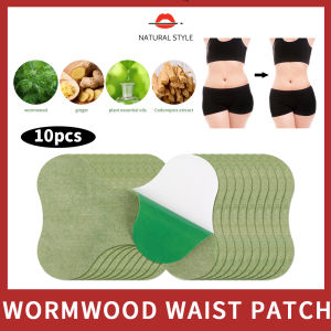 【Natural style】10 PCS Herbal Knee Patch Mugwort Waist Patch Leg Pain Relief Sticker
